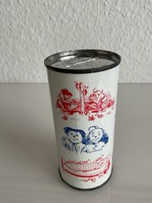 alte Spardose aus Blech/ rund