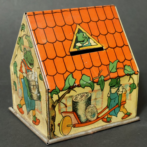 Alte blechspielzeug spardose - alte,